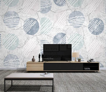 3D Small Round WC1541 Wall Murals