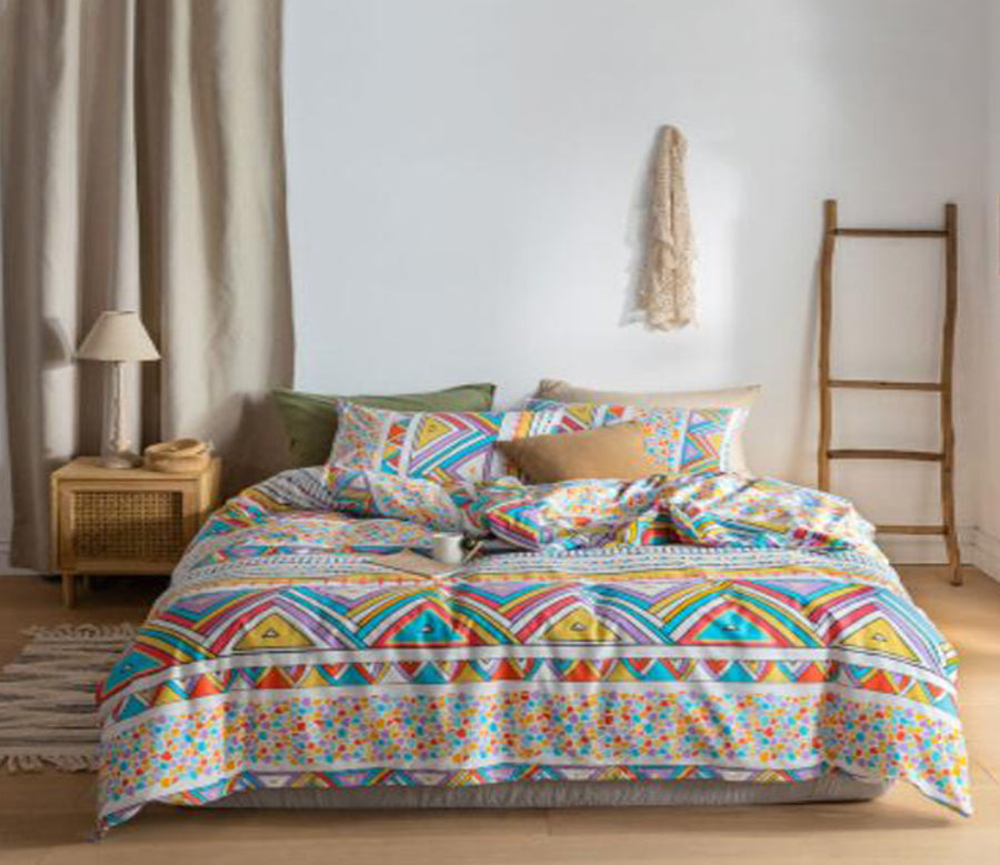 3D Color Totem Pattern 30050 Bed Pillowcases Quilt