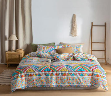 3D Color Totem Pattern 30050 Bed Pillowcases Quilt