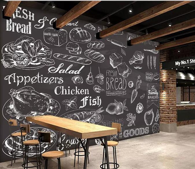 3D Burger 1331 Food Wall Murals Wallpaper AJ Wallpaper 2 