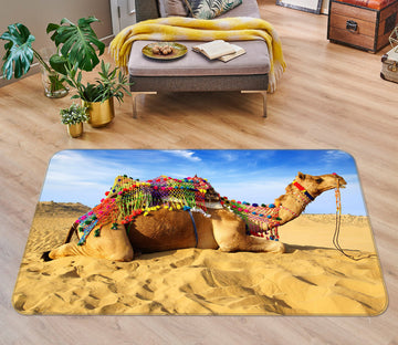 3D Desert Camel 052 Animal Non Slip Rug Mat