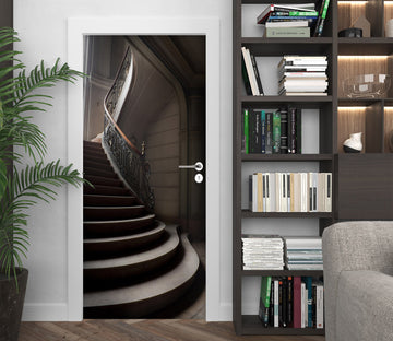 3D Spiral Staircase 22036 Door Mural