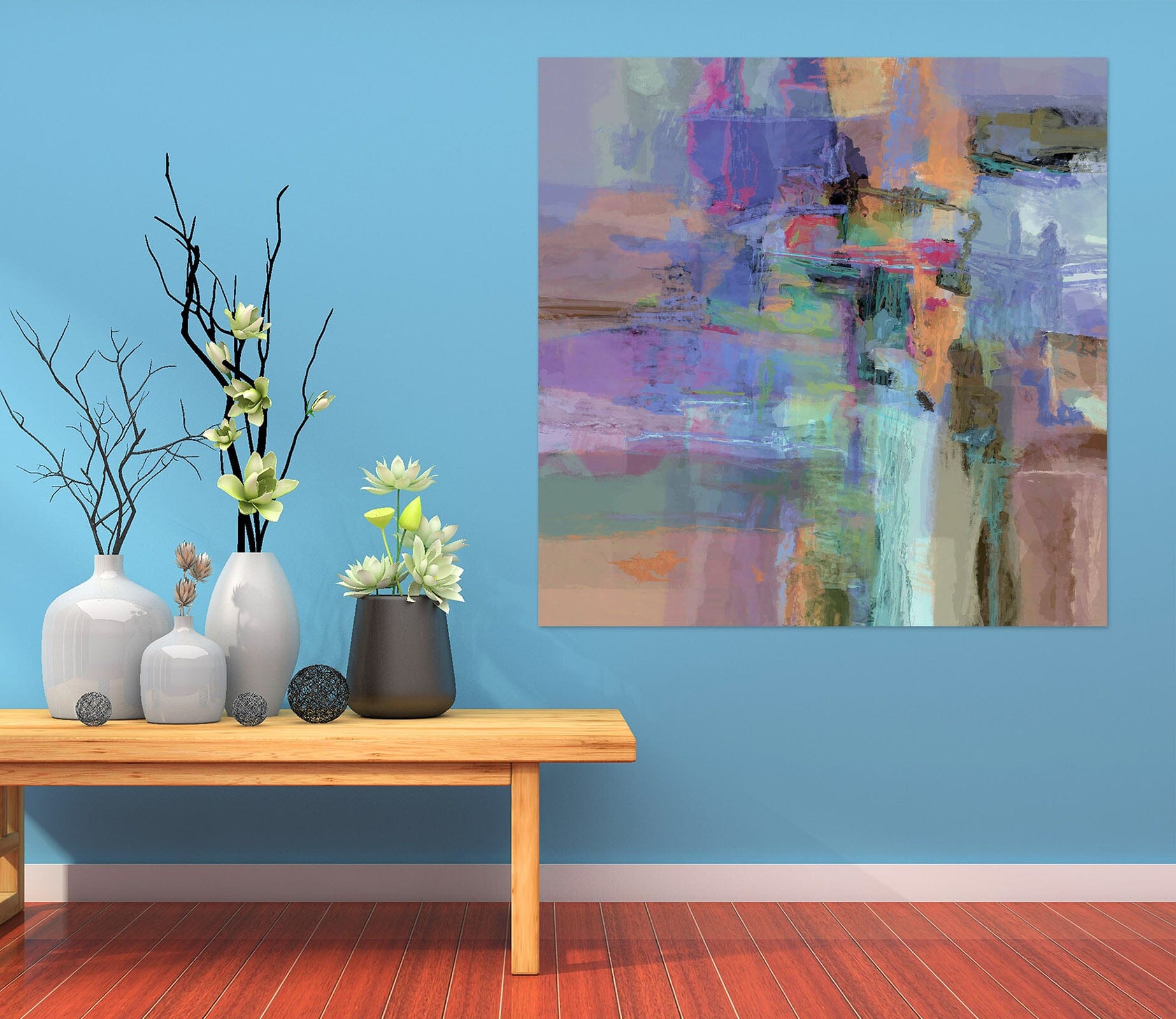 3D Abstract Art 017 Michael Tienhaara Wall Sticker Wallpaper AJ Wallpaper 2 