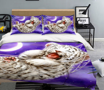 3D Lion Baby Moon 5834 Kayomi Harai Bedding Bed Pillowcases Quilt Cover Duvet Cover