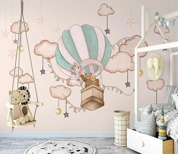 3D Bear Balloon 1473 Wall Murals Wallpaper AJ Wallpaper 2 
