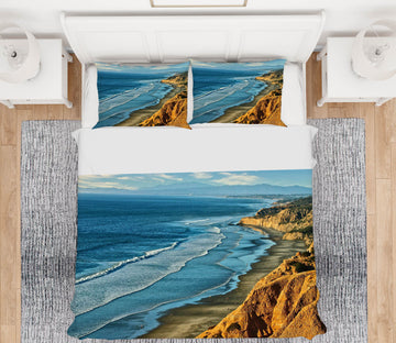 3D Ocean Seaside 8691 Kathy Barefield Bedding Bed Pillowcases Quilt