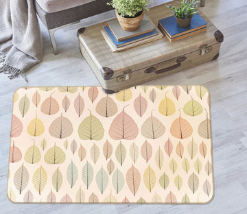 3D Colored Leaves 3038 Assaf Frank Rug Non Slip Rug Mat Mat AJ Creativity Home 