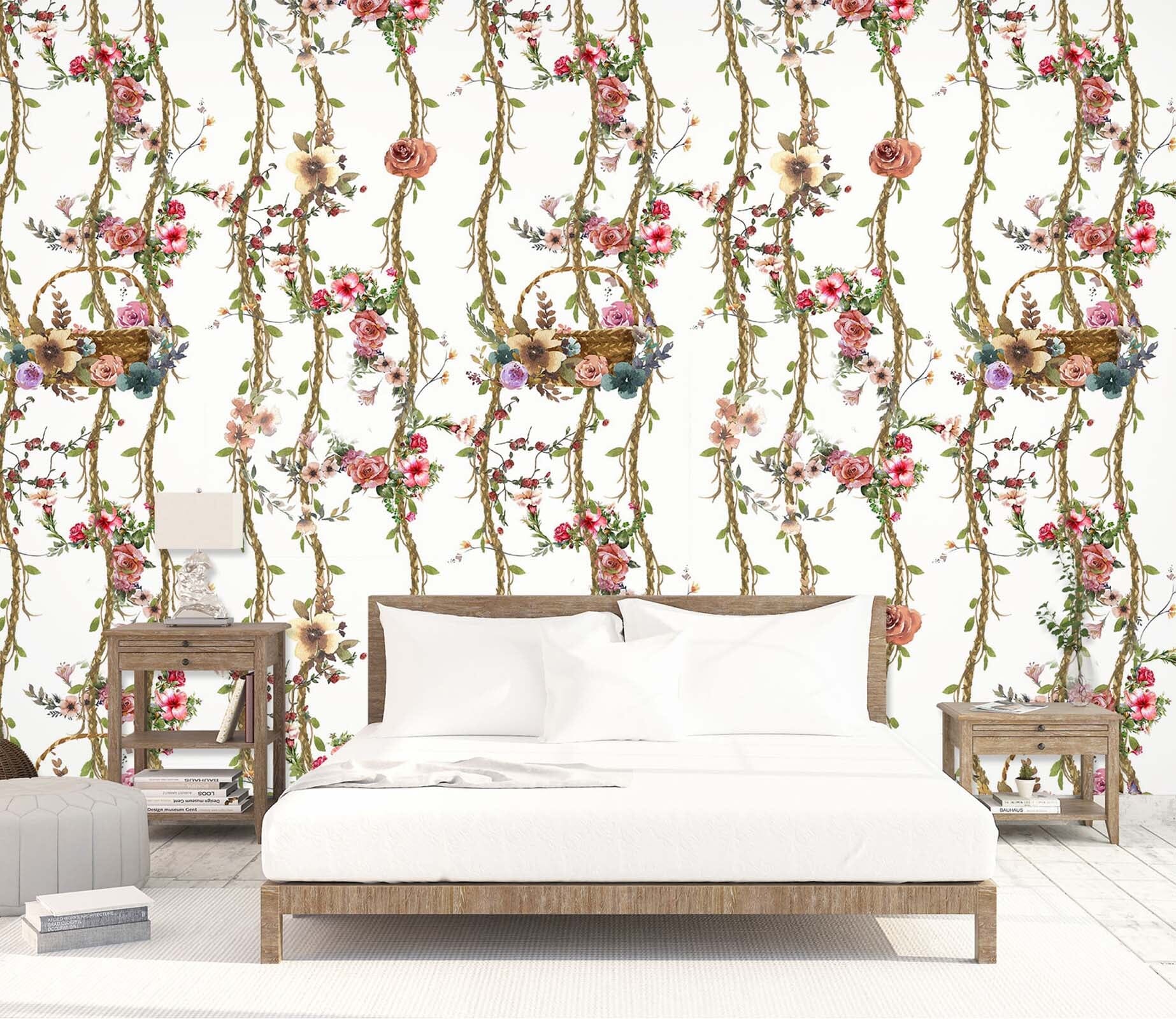 3D Branch Flower 2060 Wall Murals Wallpaper AJ Wallpaper 2 
