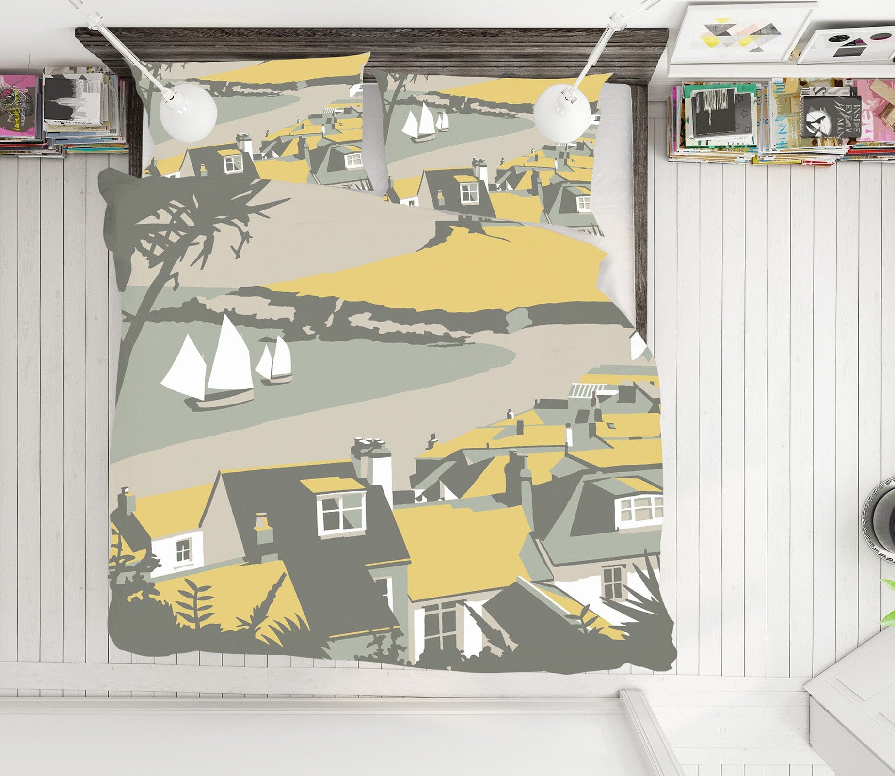 3D Leisure Residence 2067 Steve Read Bedding Bed Pillowcases Quilt Quiet Covers AJ Creativity Home 