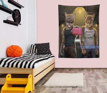 3D Cat 11720 Vincent Tapestry Hanging Cloth Hang