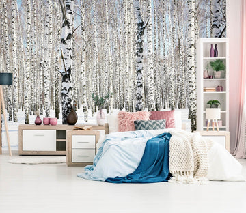3D White Snow Tree 1112 Wall Murals Wallpaper AJ Wallpaper 2 