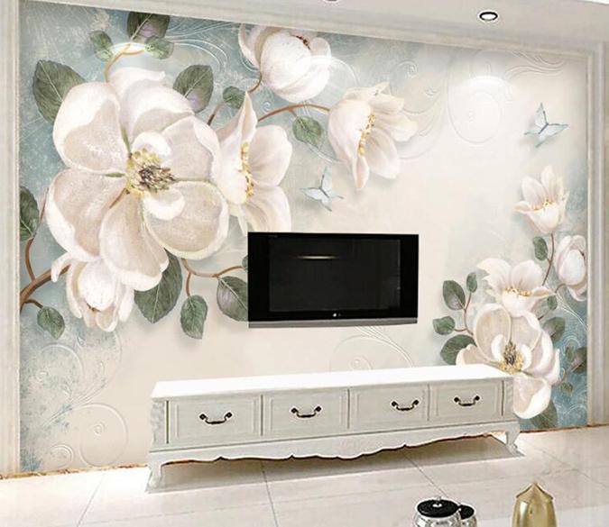 3D Flower 1411 Wall Murals Wallpaper AJ Wallpaper 2 