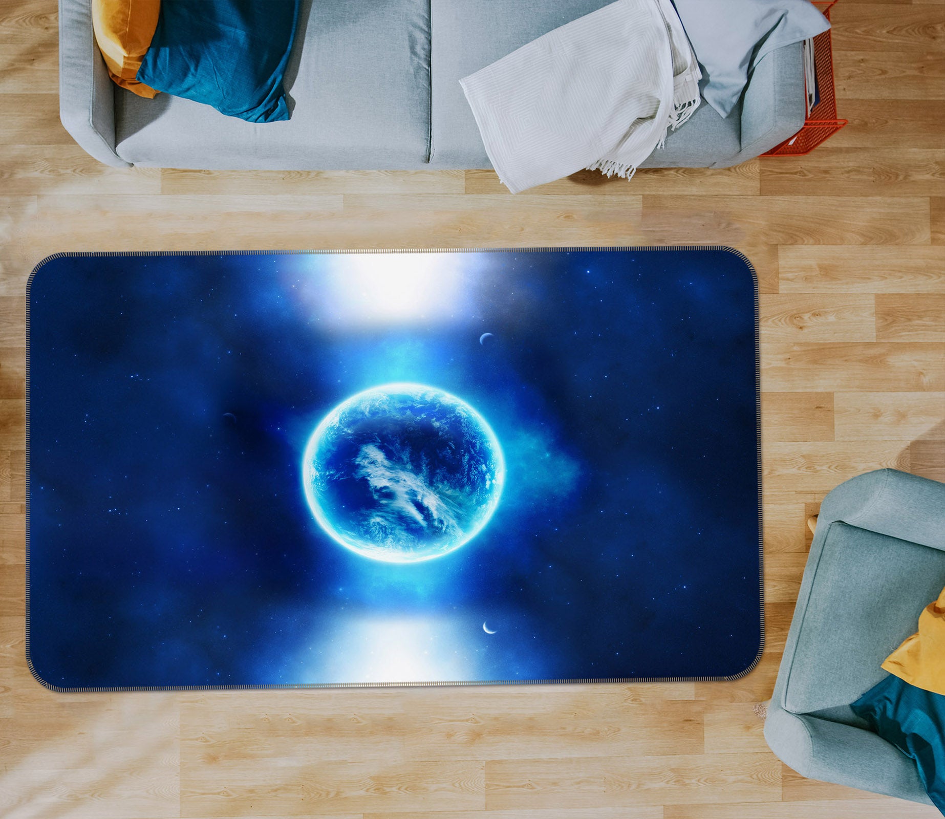 3D Round Ball 31121 Non Slip Rug Mat