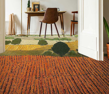 3D Field Tree Painting 9522 Allan P. Friedlander Floor Mural