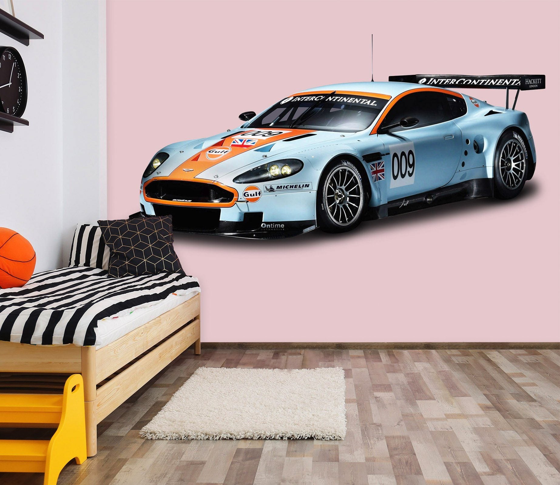 3D Gulf Racing Aston Martin 163 Vehicles Wallpaper AJ Wallpaper 