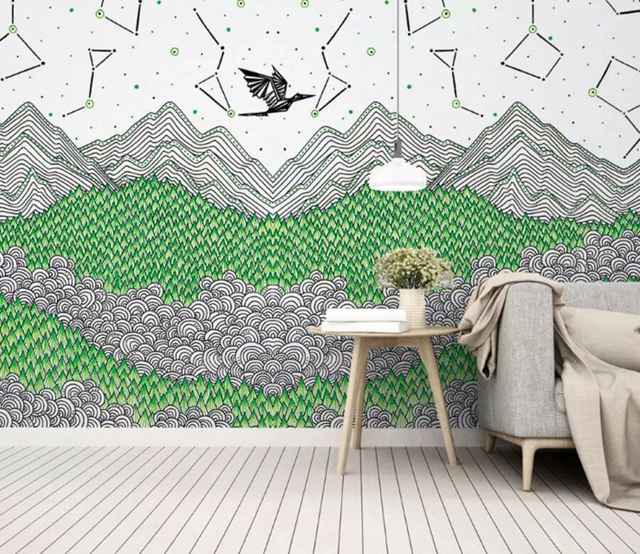 3D Painted Garden 2112 Wall Murals Wallpaper AJ Wallpaper 2 