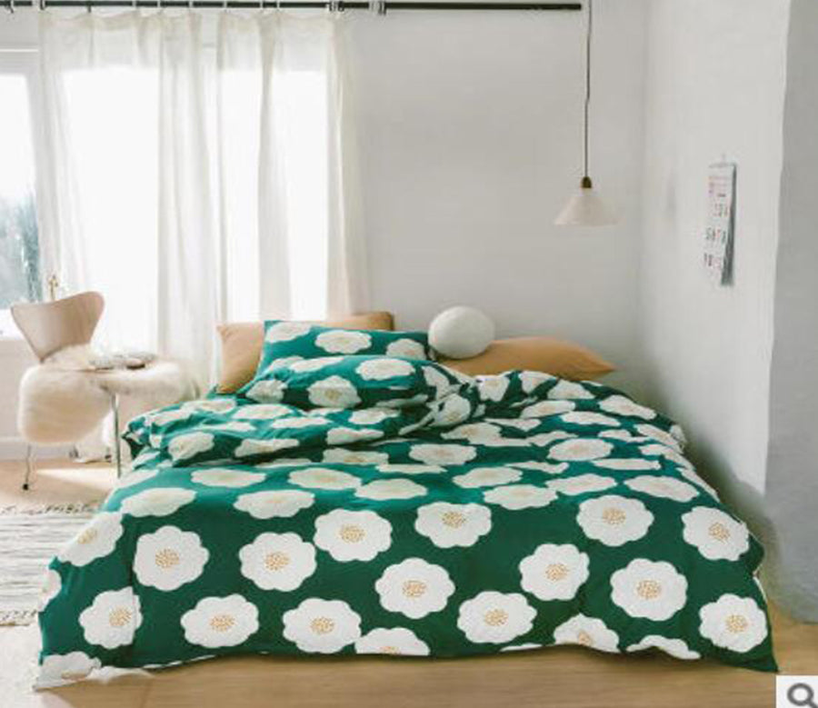 3D Frangipani 17155 Bed Pillowcases Quilt