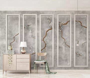 3D Branch Flower WC261 Wall Murals Wallpaper AJ Wallpaper 2 