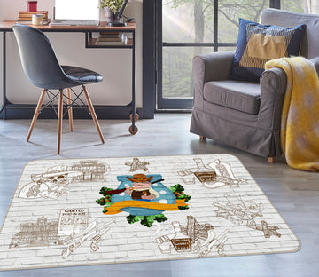 3D Cowboy 34064 Non Slip Rug Mat