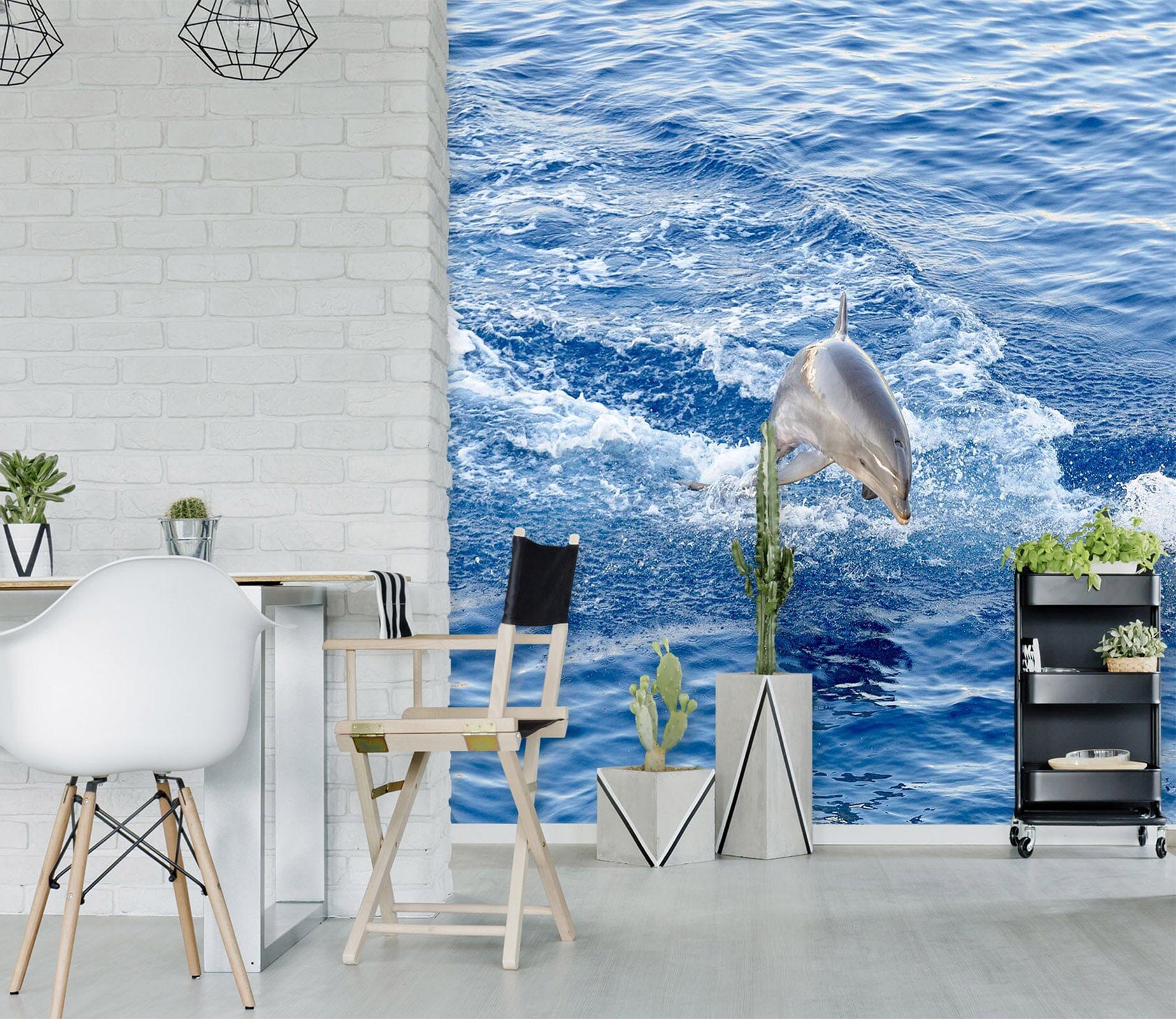 3D Sea Fins 2029 Wall Murals Wallpaper AJ Wallpaper 2 