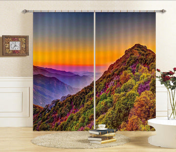 3D Deep Mountain 850 Curtains Drapes Wallpaper AJ Wallpaper 
