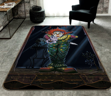 3D Surprise Clown 1071 Vincent Hie Rug Non Slip Rug Mat Mat AJ Creativity Home 