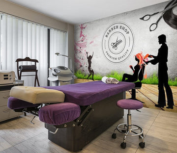 3D Pink Hair 1529 Wall Murals Wallpaper AJ Wallpaper 2 