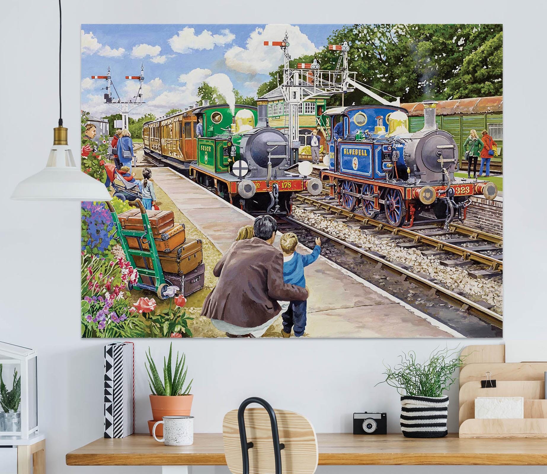 3D The Bluebell Railway 067 Trevor Mitchell Wall Sticke Wallpaper AJ Wallpaper 2 