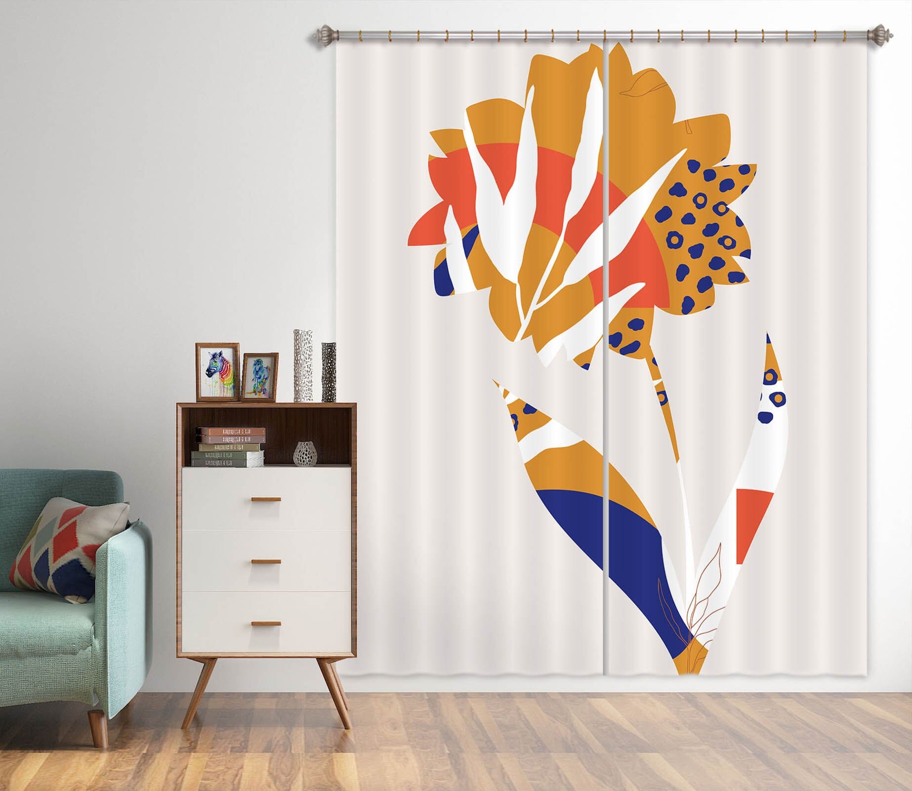 3D San Francisco 1105 Boris Draschoff Curtain Curtains Drapes Curtains AJ Creativity Home 