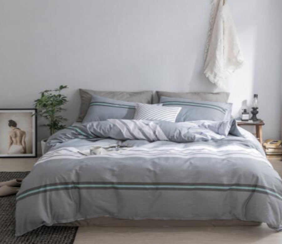 3D Gray 14155 Bed Pillowcases Quilt