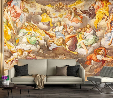 3D Devout People 1604 Wall Murals Wallpaper AJ Wallpaper 2 