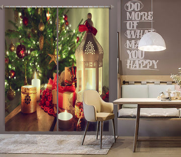 3D Candle Gift 52014 Christmas Curtains Drapes Xmas