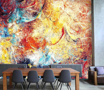 3D Artistic Bright Paint 65 Wall Murals