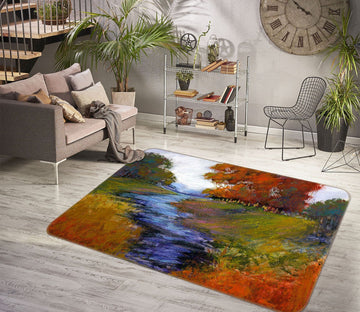 3D Clear River 1044 Michael Tienhaara Rug Non Slip Rug Mat Mat AJ Creativity Home 