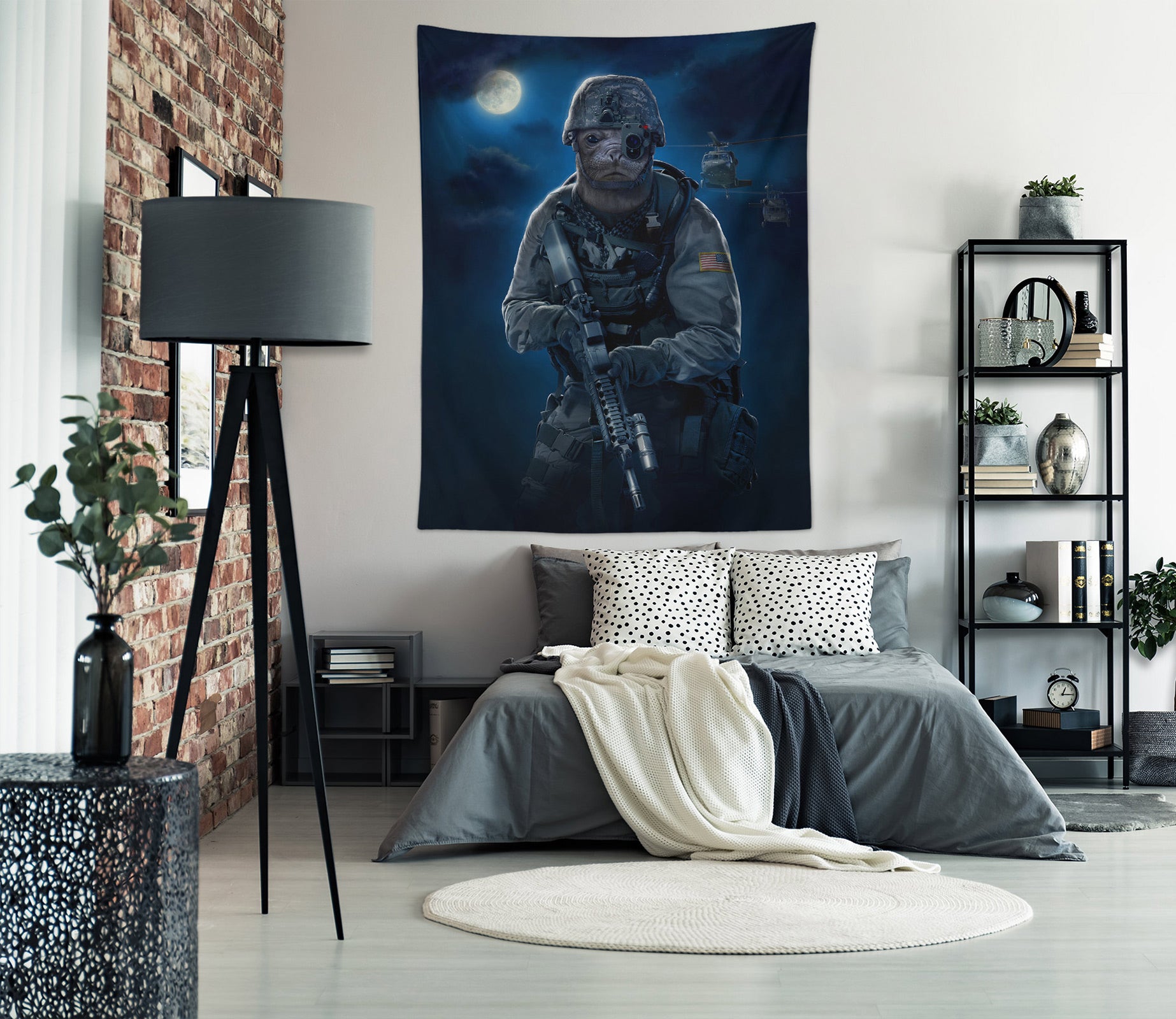 3D Soldier 11730 Vincent Tapestry Hanging Cloth Hang
