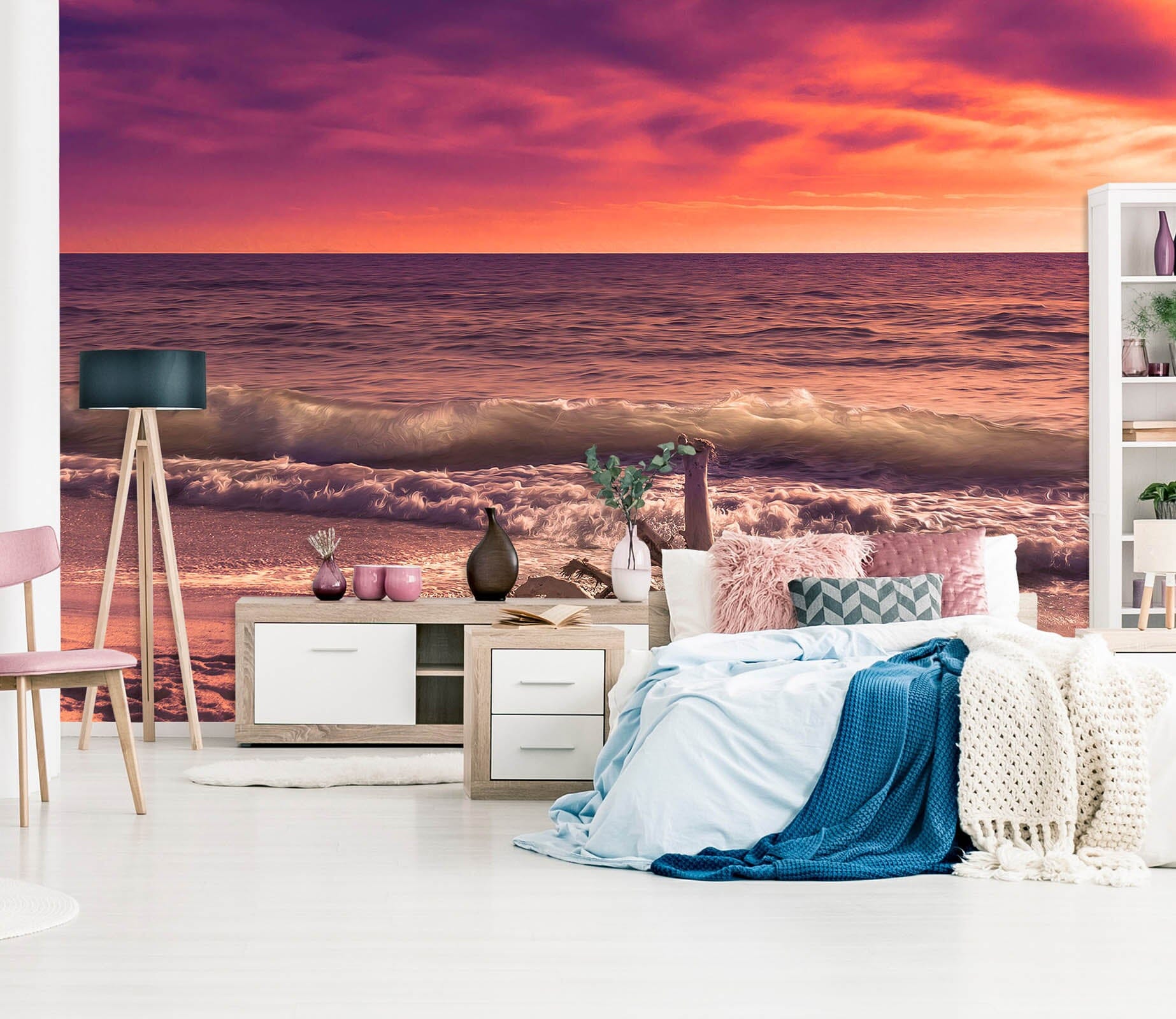 3D Beach Waves 1431 Marco Carmassi Wall Mural Wall Murals Wallpaper AJ Wallpaper 2 