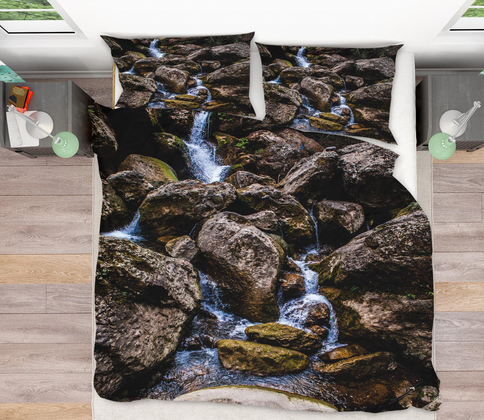 3D Stone 16094 Bed Pillowcases Quilt