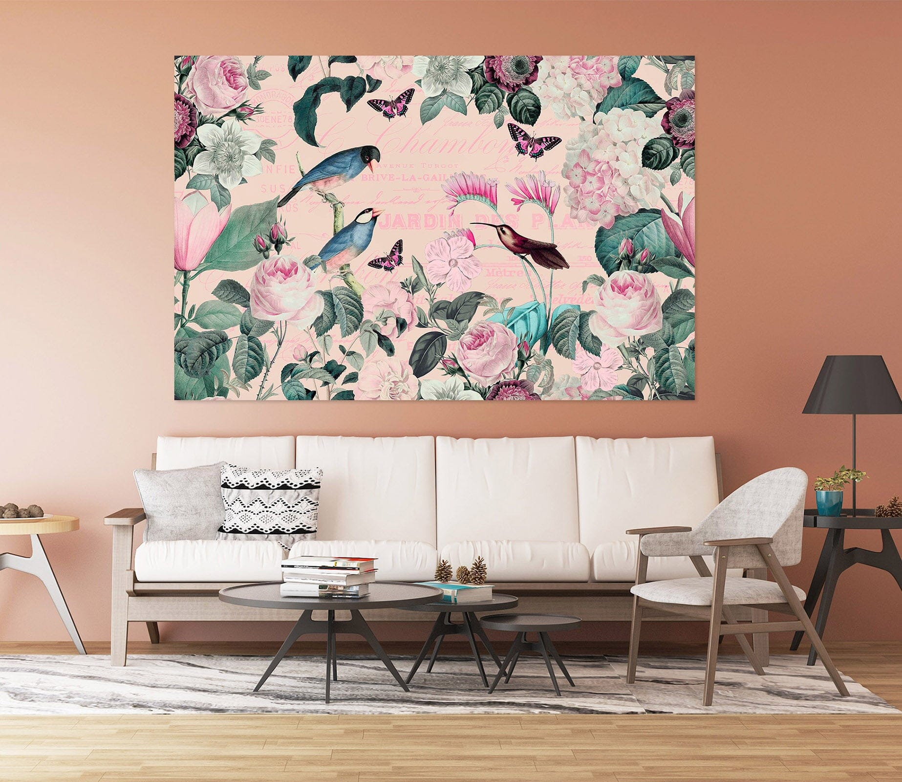 3D Leaf Bird 116 Andrea haase Wall Sticker Wallpaper AJ Wallpaper 2 