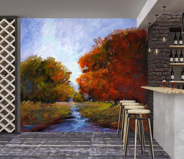3D Red Maple Leaf 1501 Michael Tienhaara Wall Mural Wall Murals Wallpaper AJ Wallpaper 2 