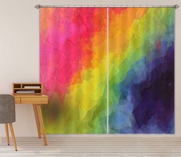 3D Painted Rainbow 047 Shandra Smith Curtain Curtains Drapes Curtains AJ Creativity Home 