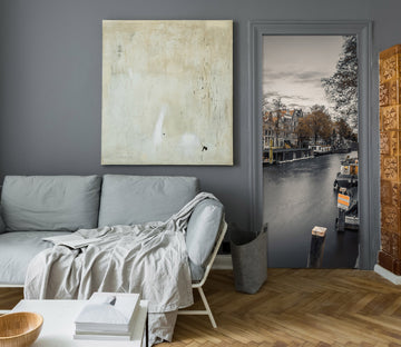 3D City River 106168 Assaf Frank Door Mural