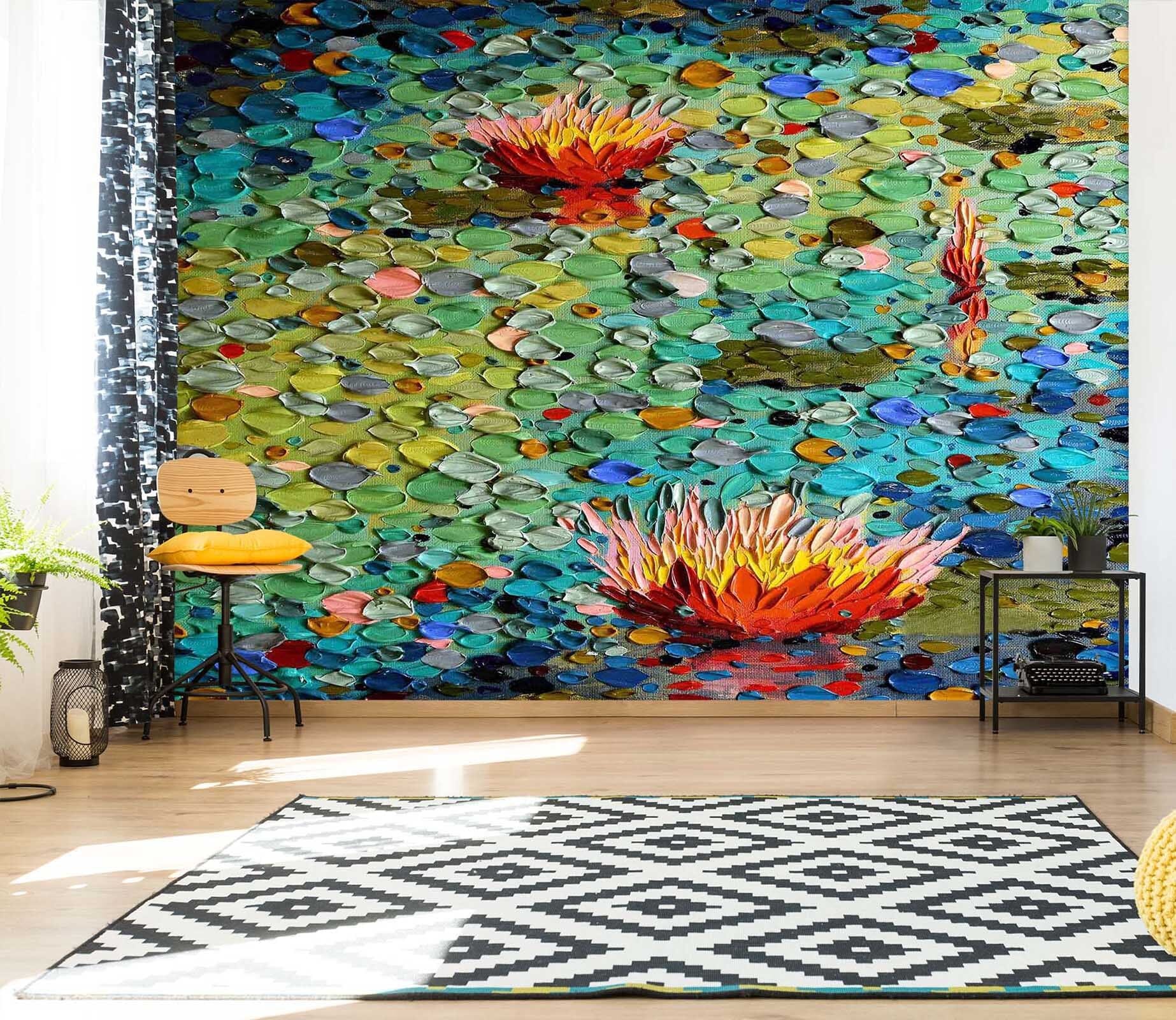 3D Summertime 1416 Dena Tollefson Wall Mural Wall Murals Wallpaper AJ Wallpaper 2 