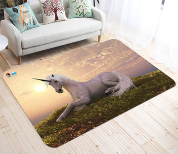 3D Leisurely Unicorn 31 Non Slip Rug Mat Mat AJ Creativity Home 