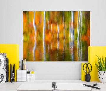 3D Orange Reflection 190 Marco Carmassi Wall Sticker Wallpaper AJ Wallpaper 2 