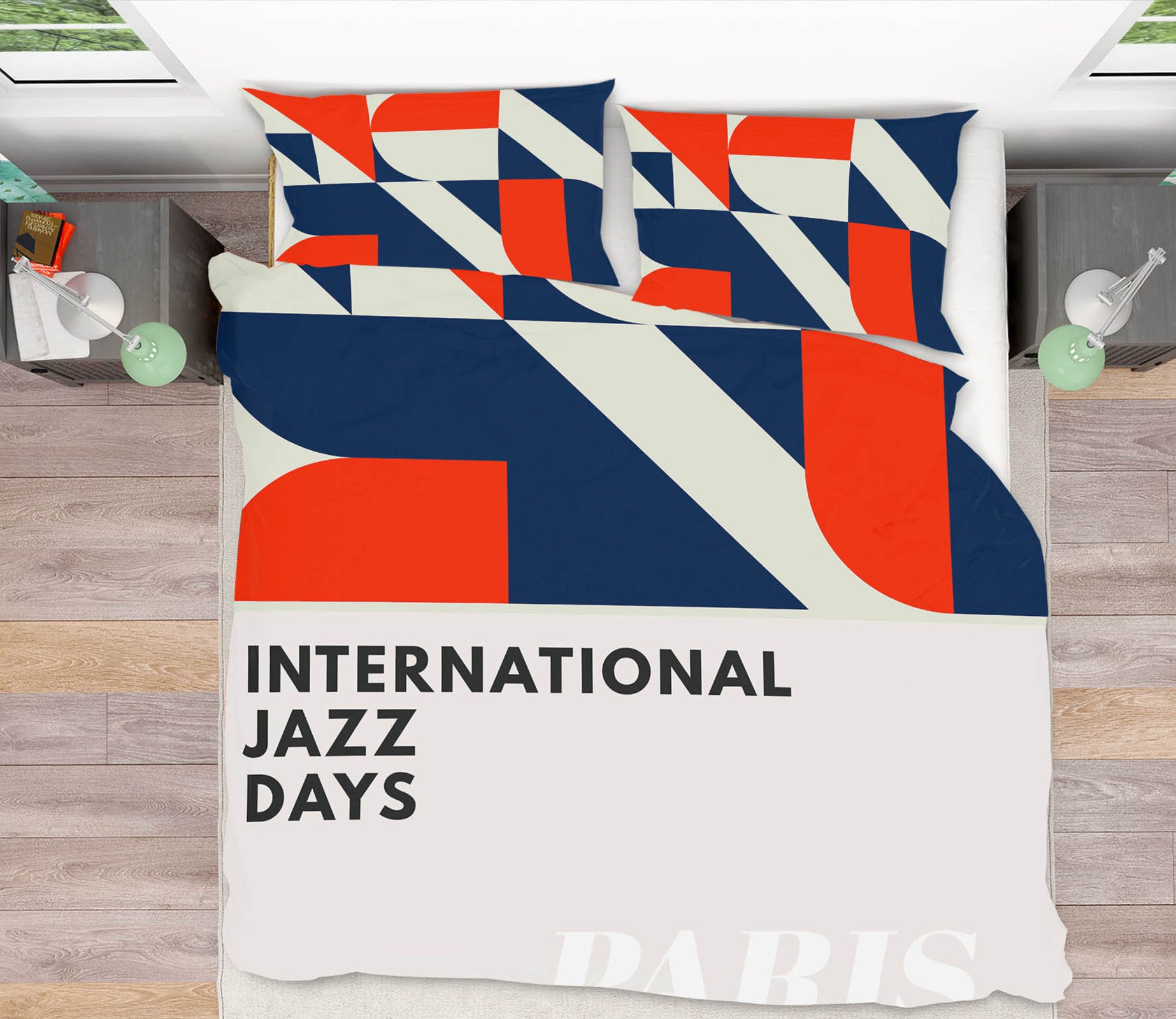 3D Blue Semicircle Graphics 163 Boris Draschoff Bedding Bed Pillowcases Quilt