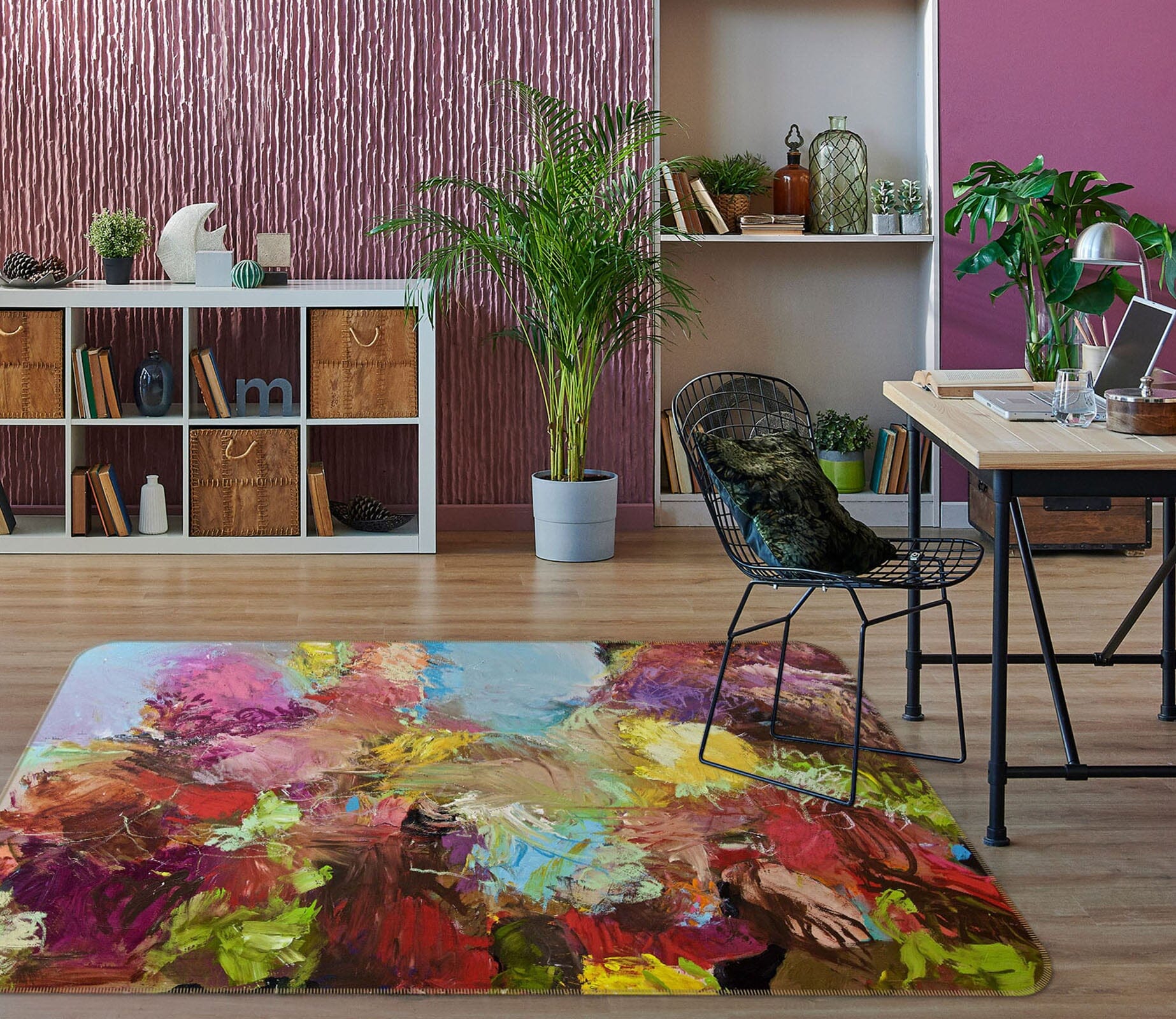 3D Painted Colors 1070 Allan P. Friedlander Rug Non Slip Rug Mat Mat AJ Creativity Home 
