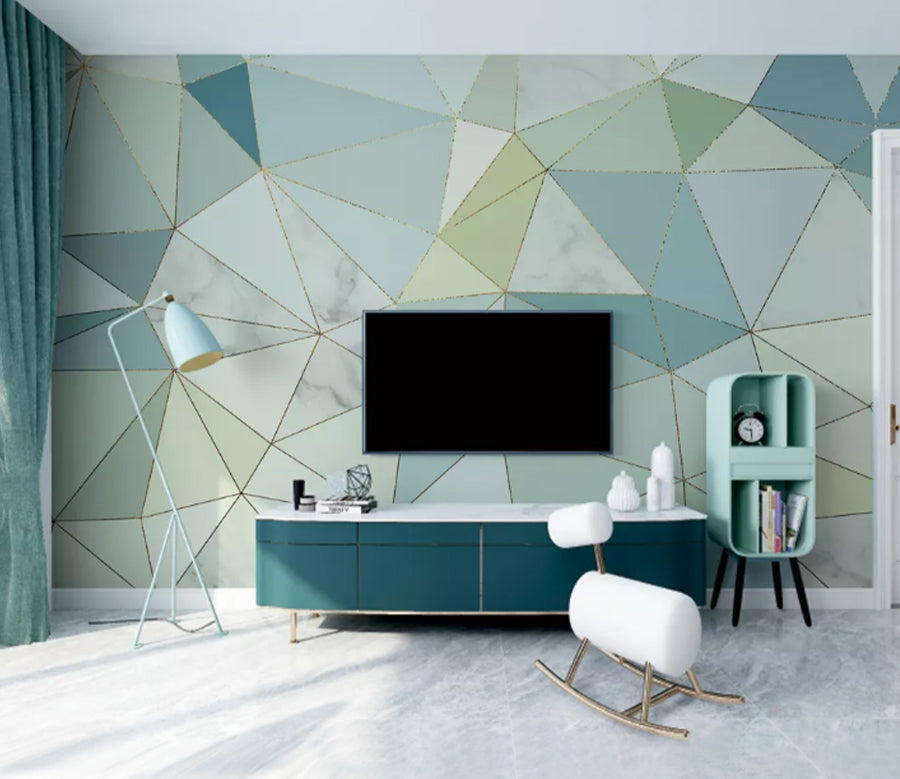 3D Triangle Graphics WC2200 Wall Murals