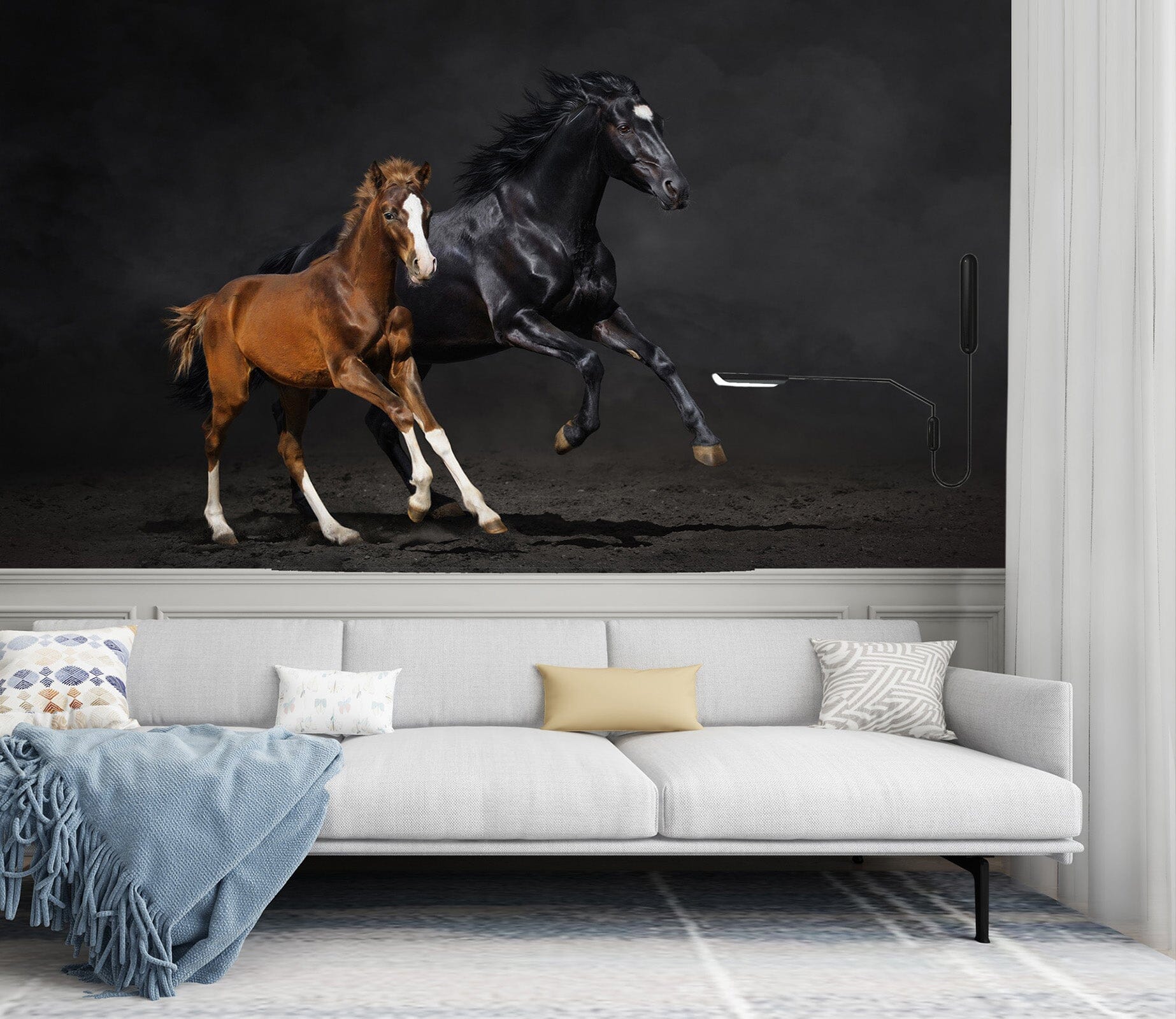 3D Dark Horse 111 Wall Murals Wallpaper AJ Wallpaper 2 