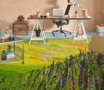 3D Lawn Hillside Grass 9557 Allan P. Friedlander Floor Mural