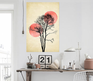 3D Moon Hiding 021 Boris Draschoff Wall Sticker Wallpaper AJ Wallpaper 2 